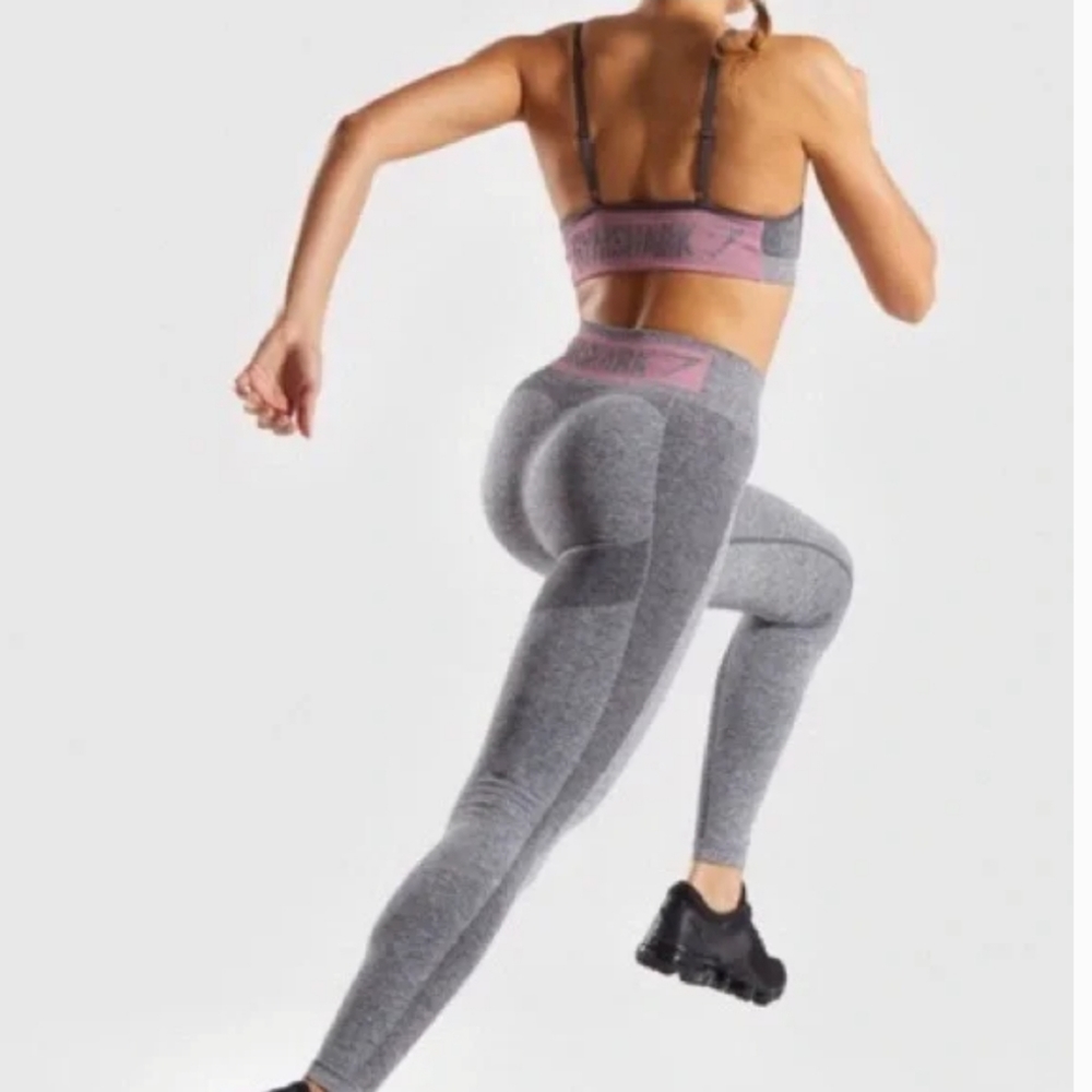Set of Gymshark Flex Leggings and Matching Strappy Bra